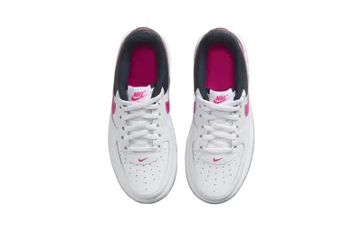 Nike (ps)  Force 1 Low 'white Obsidian Pink' In Multi