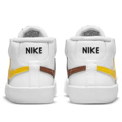 Nike (td)  Blazer Mid '77 'white Pecan Vivid Sulfur' In Multi