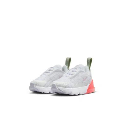 Nike (td)  Air Max 270 'white Pink Foam' In Multi