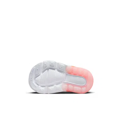 Nike (td)  Air Max 270 'white Pink Foam' In Multi