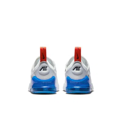 Nike (td)  Air Max 270 'white Grey Blue' In Multi