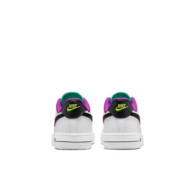 Nike (ps)  Force 1 Lv8 'just Do It! - White Vivid Purple' In Multi