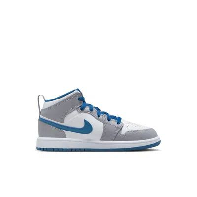 Air Jordan (ps)  1 Mid 'cement True Blue' In Multi
