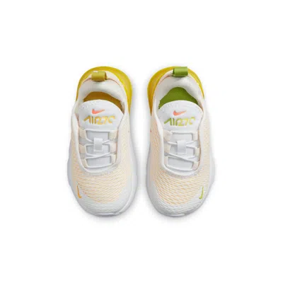 Nike (td)  Air Max 270 'white Crimson Bliss' In Multi