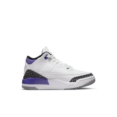 Air Jordan (ps)  3 Retro 'dark Iris' In Multi