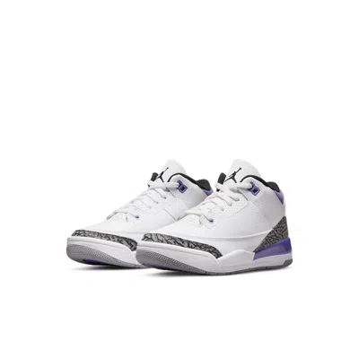Air Jordan (ps)  3 Retro 'dark Iris' In Multi