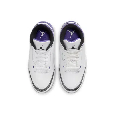 Air Jordan (ps)  3 Retro 'dark Iris' In Multi