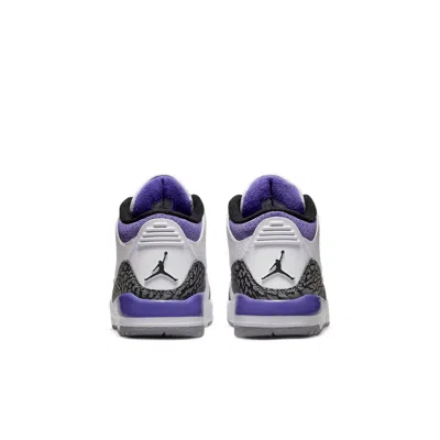Air Jordan (ps)  3 Retro 'dark Iris' In Multi
