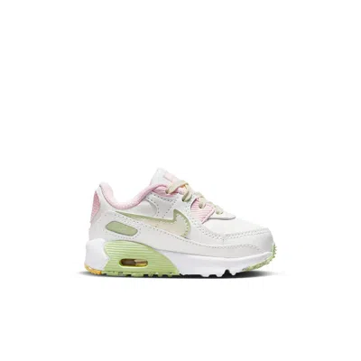Nike Air Max 90 Ltr Leather Se 'white Pink Green' In Multi