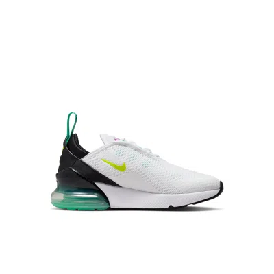Nike (ps)  Air Max 270 'white Volt' In Multi