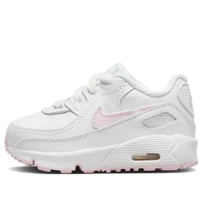 Nike Air Max 90 Leather 'white Pink Foam' In Multi