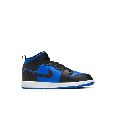 Air Jordan (ps)  1 Mid 'black Royal Blue' In Multi