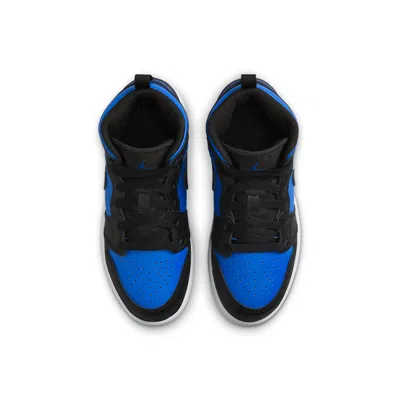 Air Jordan (ps)  1 Mid 'black Royal Blue' In Multi