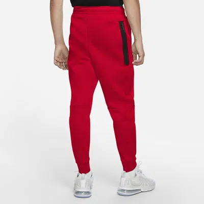 Nike Sportswear Slim Fit Tech Fleece Jogger Pants In Red