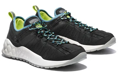 Timberland Solar Wave Low Fabric Hiking Shoes In Black