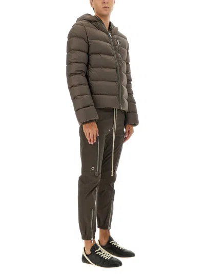 Rick Owens Casual Trousers With Drawstring And Pockets In Green