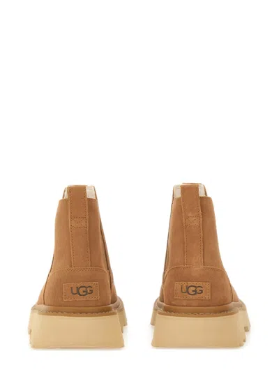 Ugg Suede Chelsea Boots In Brown