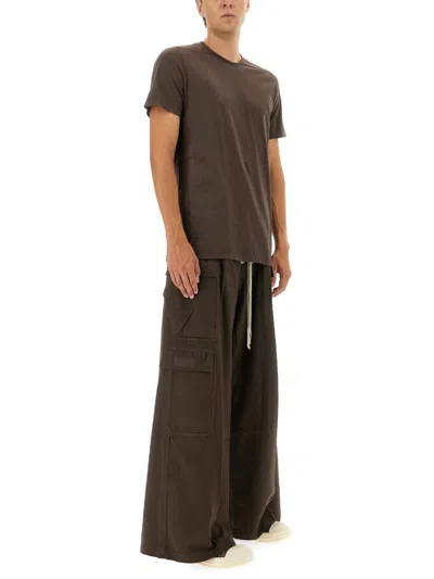 Rick Owens X Drkshdw "double Cargo Jumbo Belas" Pants In Brown