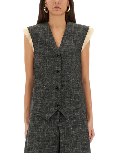 Alysi Button-front Vest