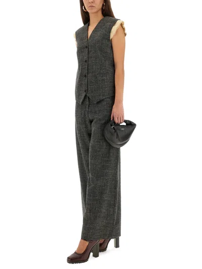 Alysi Button-front Vest