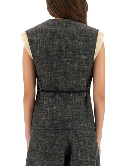 Alysi Button-front Vest
