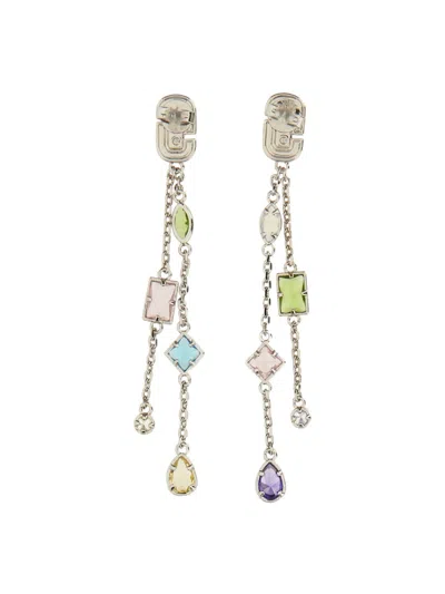 Marc Jacobs "j Marc Luxe Gem Drop" Earrings In Metallic