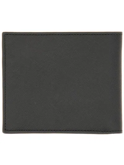 Paul Smith "pixelated Mini" Wallet In Brown