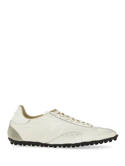 Maison Margiela White Canvas Sprinters Sneakers In White