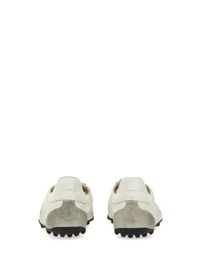 Maison Margiela White Canvas Sprinters Sneakers In White