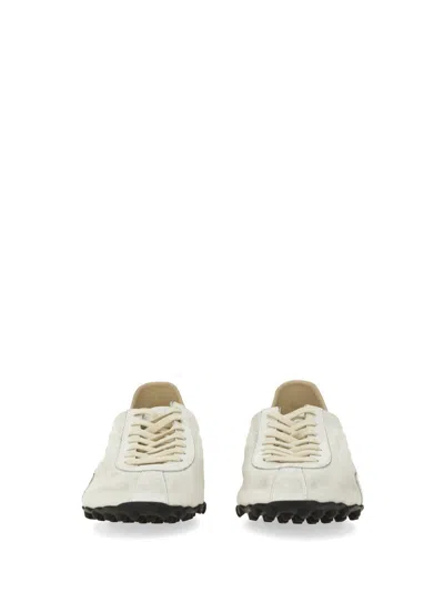 Maison Margiela White Canvas Sprinters Sneakers In White