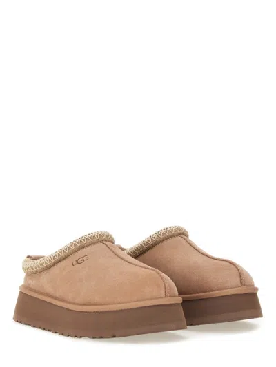 Ugg Tazz Braided-trim Slippers In Neutral