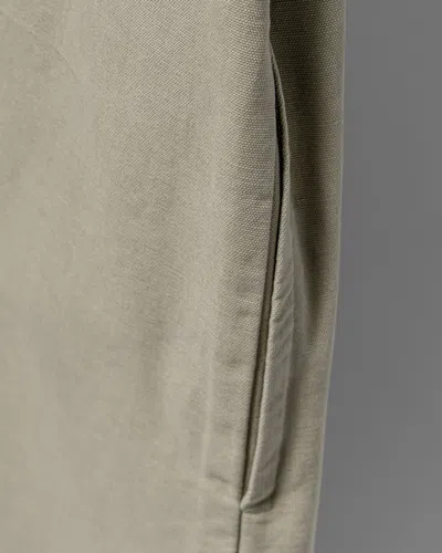 Apc A-line Dress With Front Button Placket In Green