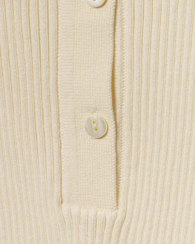 Apc A.p.c. Danae Rib Knit Polo Shirt In Blue