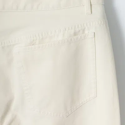 Apc A.p.c. Trousers White In Neutral