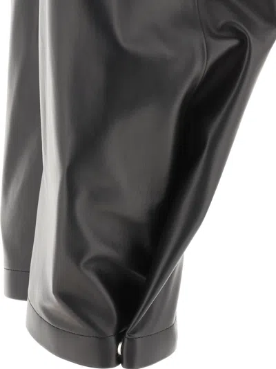 Loewe Balloon Trousers In Nappa Lambskin In Black