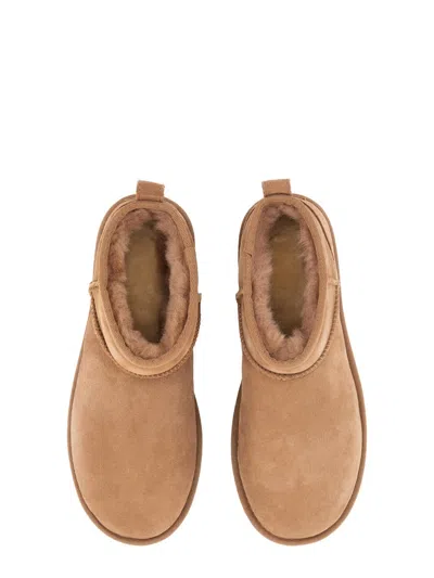 Ugg Boot Classic Ultra Mini In Brown
