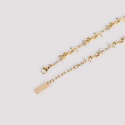 Saint Laurent Bracelets Metallic In Gold