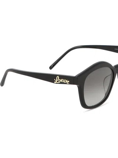 Loewe Browline Sunglasses Black In Black