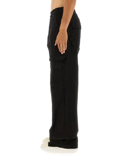Rick Owens X Drkshdw Cargo Pants "stefan" In Black