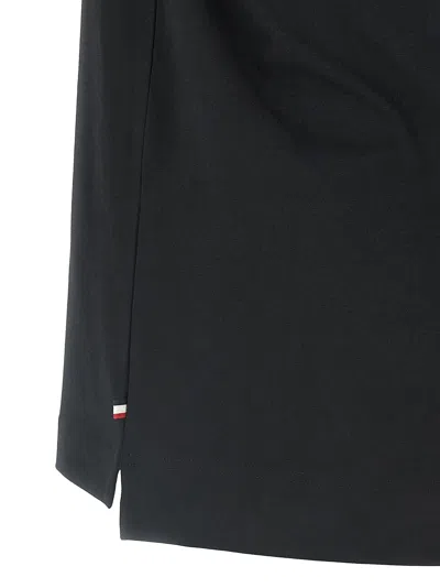Moncler Crew Neck Short Sleeve Straight Hem T-shirt In Black
