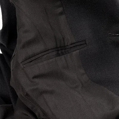 Ami Alexandre Mattiussi Long Tailored Coat With Classic Lapel In Black