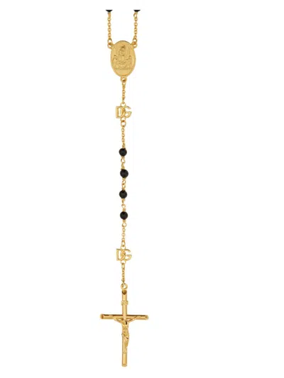 Dolce & Gabbana Rosary Necklace With Natural Stones