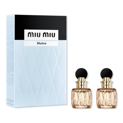 Miu Miu 2-pc. Miutine Eau De Parfum Set In Transparent