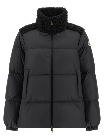 Moncler Esnaie Short Down Jacket In Black