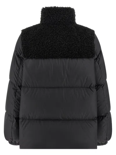 Moncler Esnaie Short Down Jacket In Black