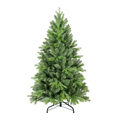 Hivvago 6ft Christmas Tree With 1032 Pe+pvc Tips Full-bodied Holiday Tree With Hinged Branches In Green