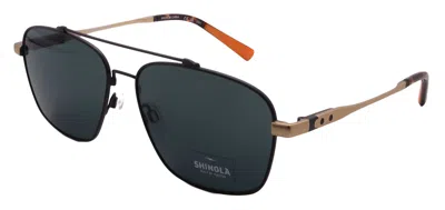 Shinola Sunglasses Sh2100s-072-57-15-145 Non-polarized In Green