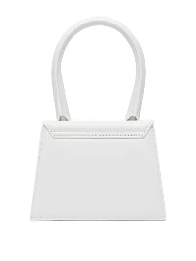 Jacquemus Women's Le Chiquito Moyen Leather Bag In White