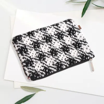 Fashnzfab Buffalo Check Travel Pouch Small In Multi