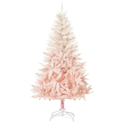 Hivvago 7ft Unlit Spruce Artificial Christmas Tree With Realistic Branches And 1000 Tips In Neutral